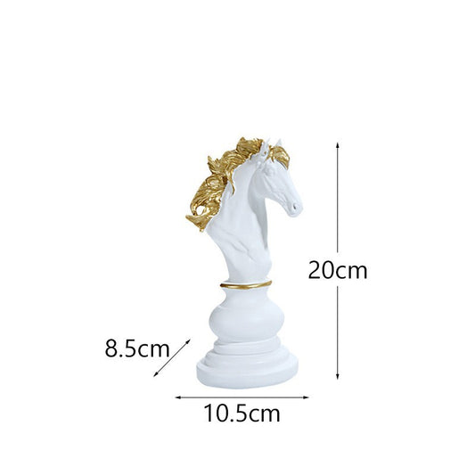 Chess resin ornaments wine cabinets kings queens warhorses chess pieces chessboards home decor