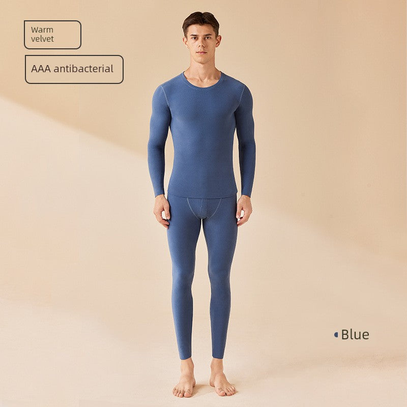 2023 New Arrival Dralon Mulberry Silk Cashmere Men's and Women's Fall and Winter Heattech Suit Lingerie Set Men Underwear