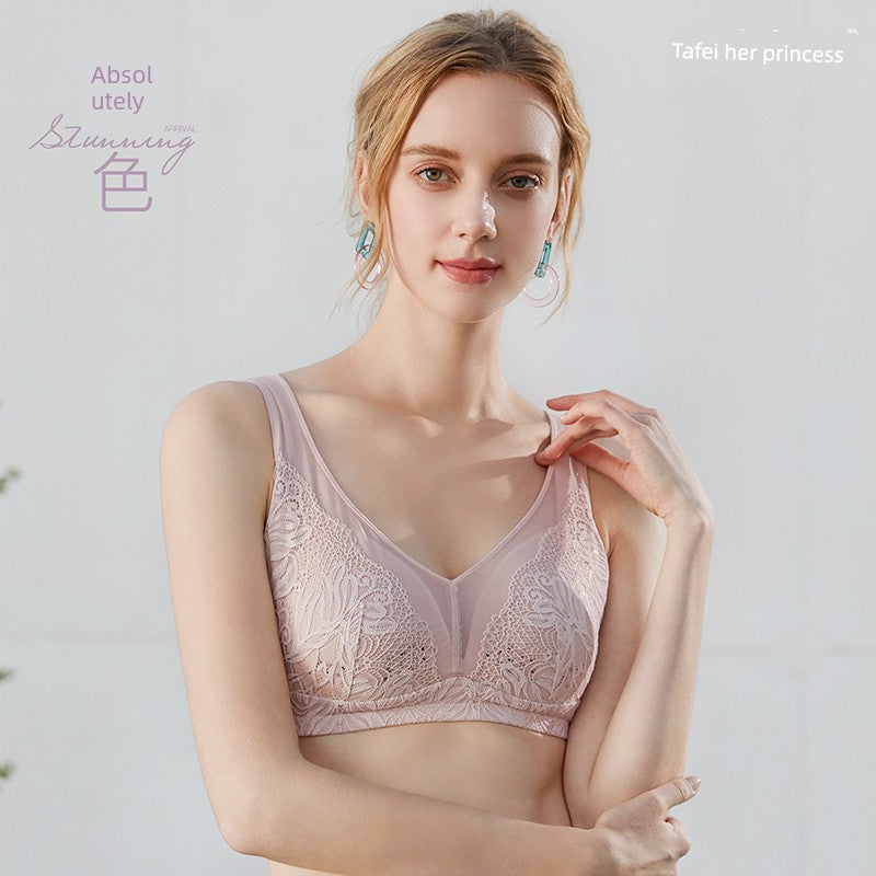 Breathable Beauty Back Women's Underwears without Steel Ring